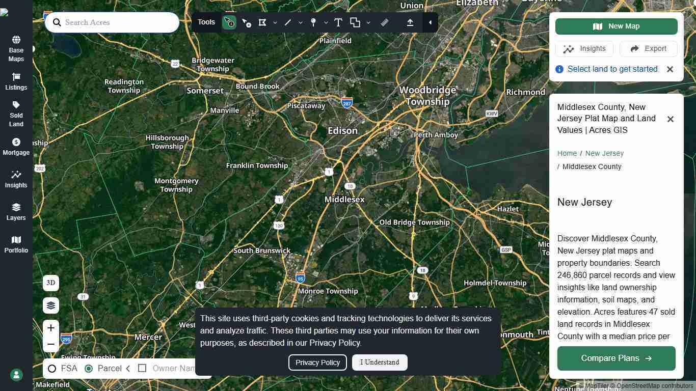 Middlesex County, NJ Plat Maps & Ownership Data | Acres GIS Maps