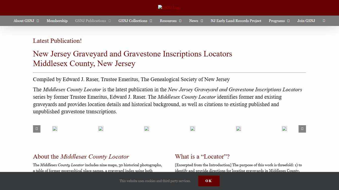 New Jersey Graveyard and Gravestone Inscriptions Locators: Middlesex County – GSNJ